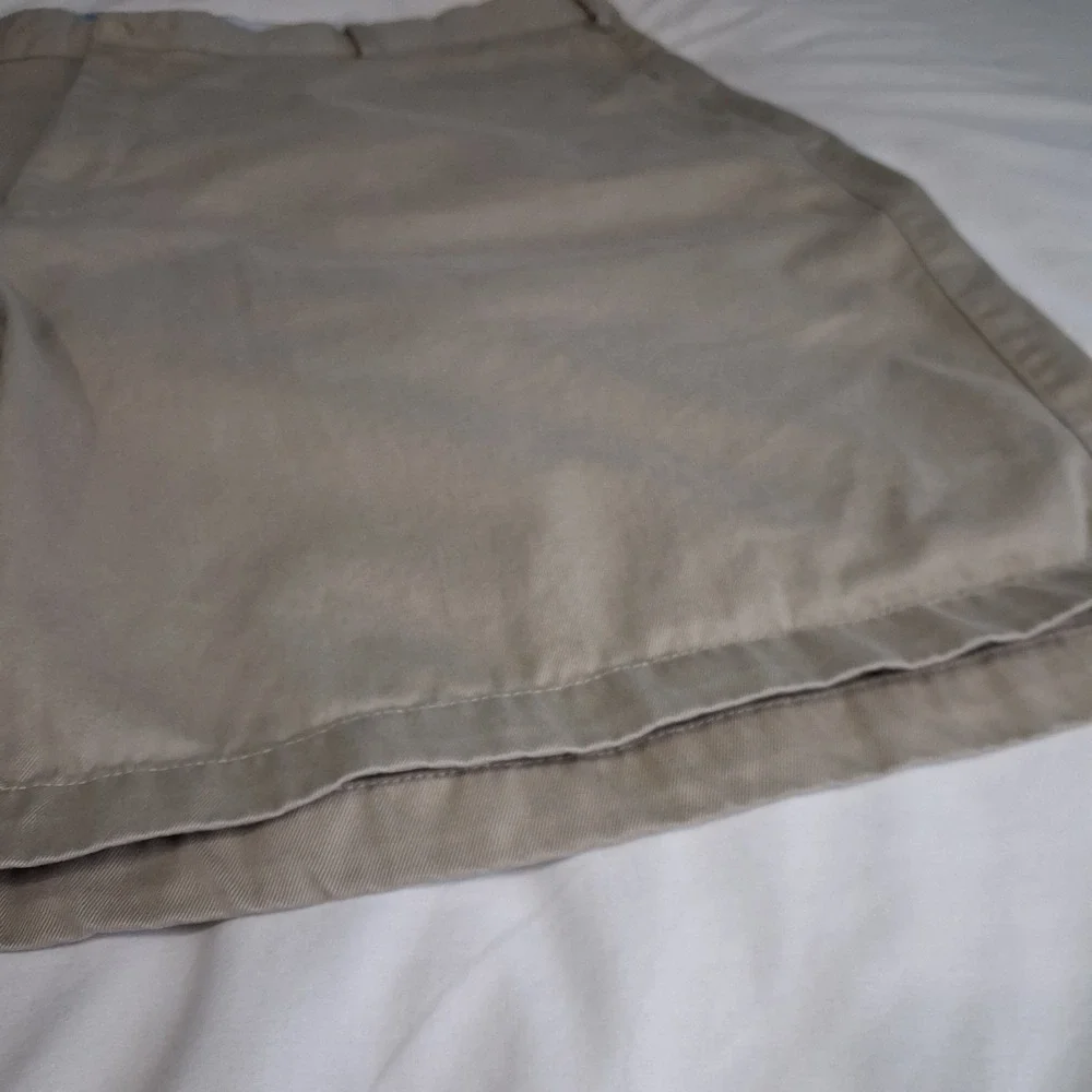 Peter‎ Millar Shorts Mens 44 Khaki Golf Chino Flat Front Casual Walking Preppy